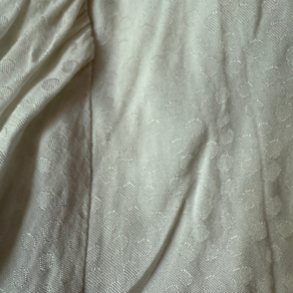 BCBGMaxAzria White Ruched Mini Dress - Picture 3 of 4